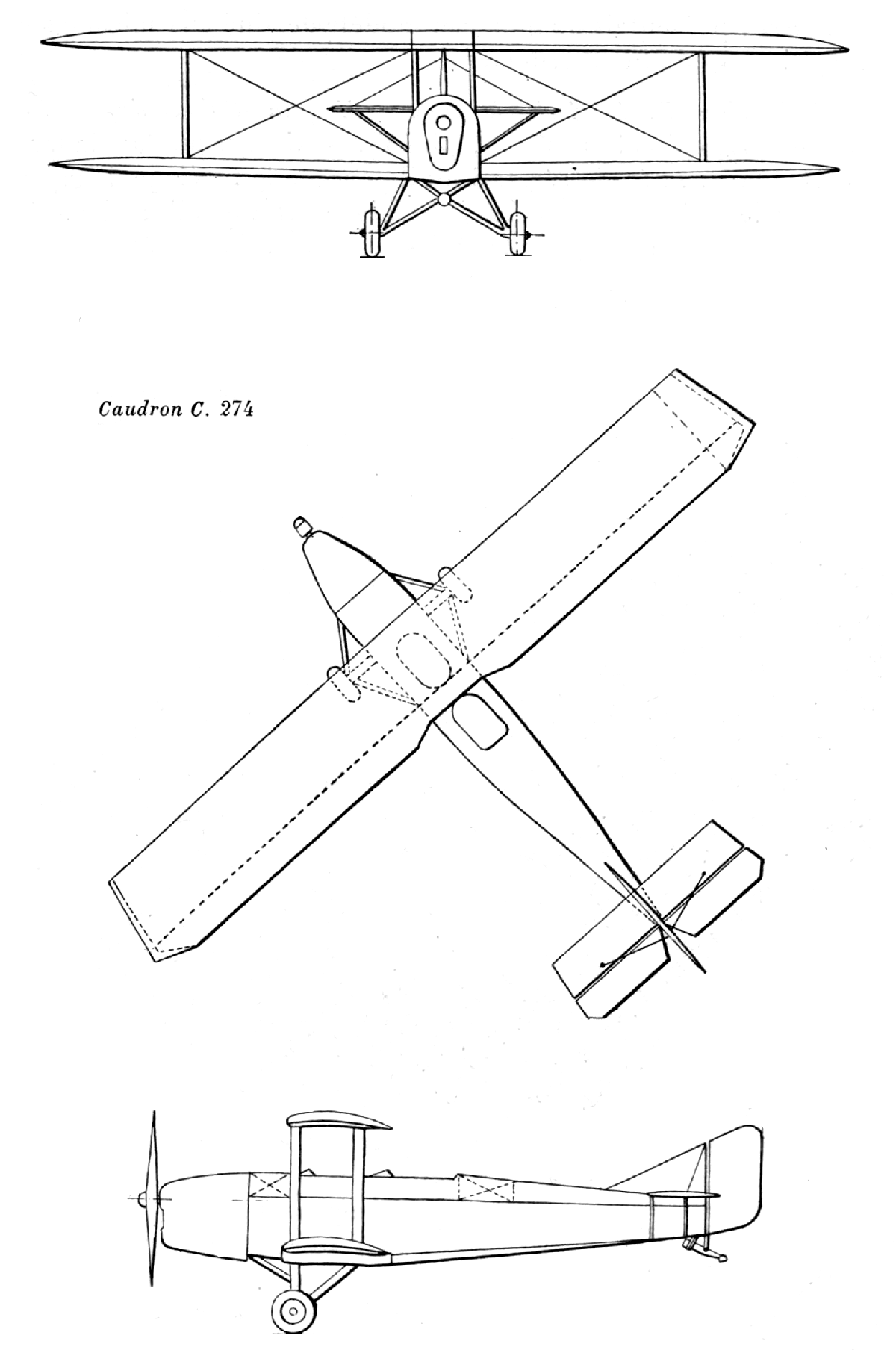 Caudron C.270 Luciole biplano ligero
