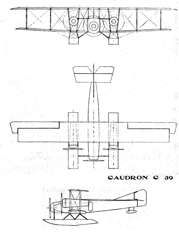 Caudron C.39 avión de transporte