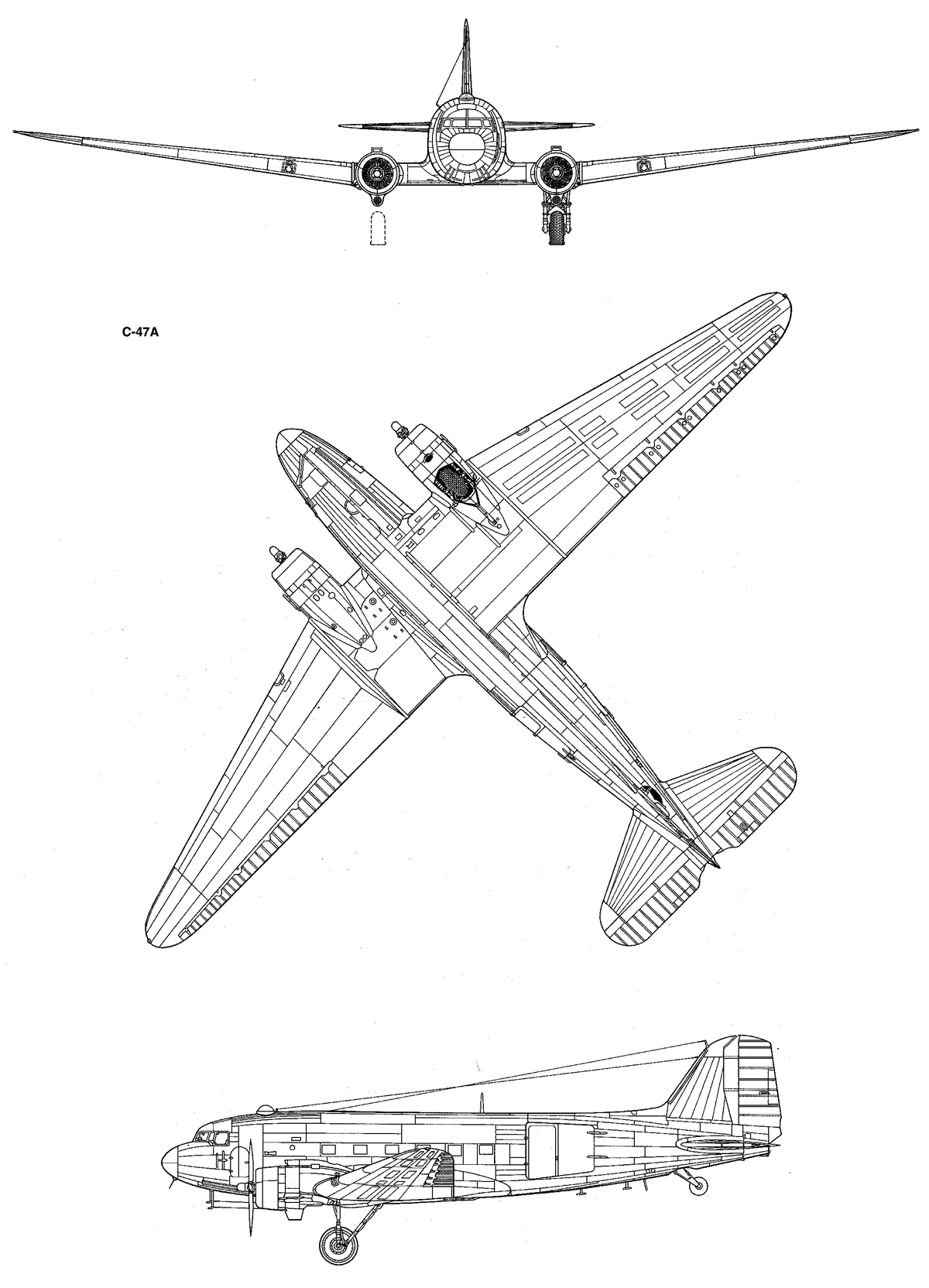 C-47 Skytrain transport aircraft