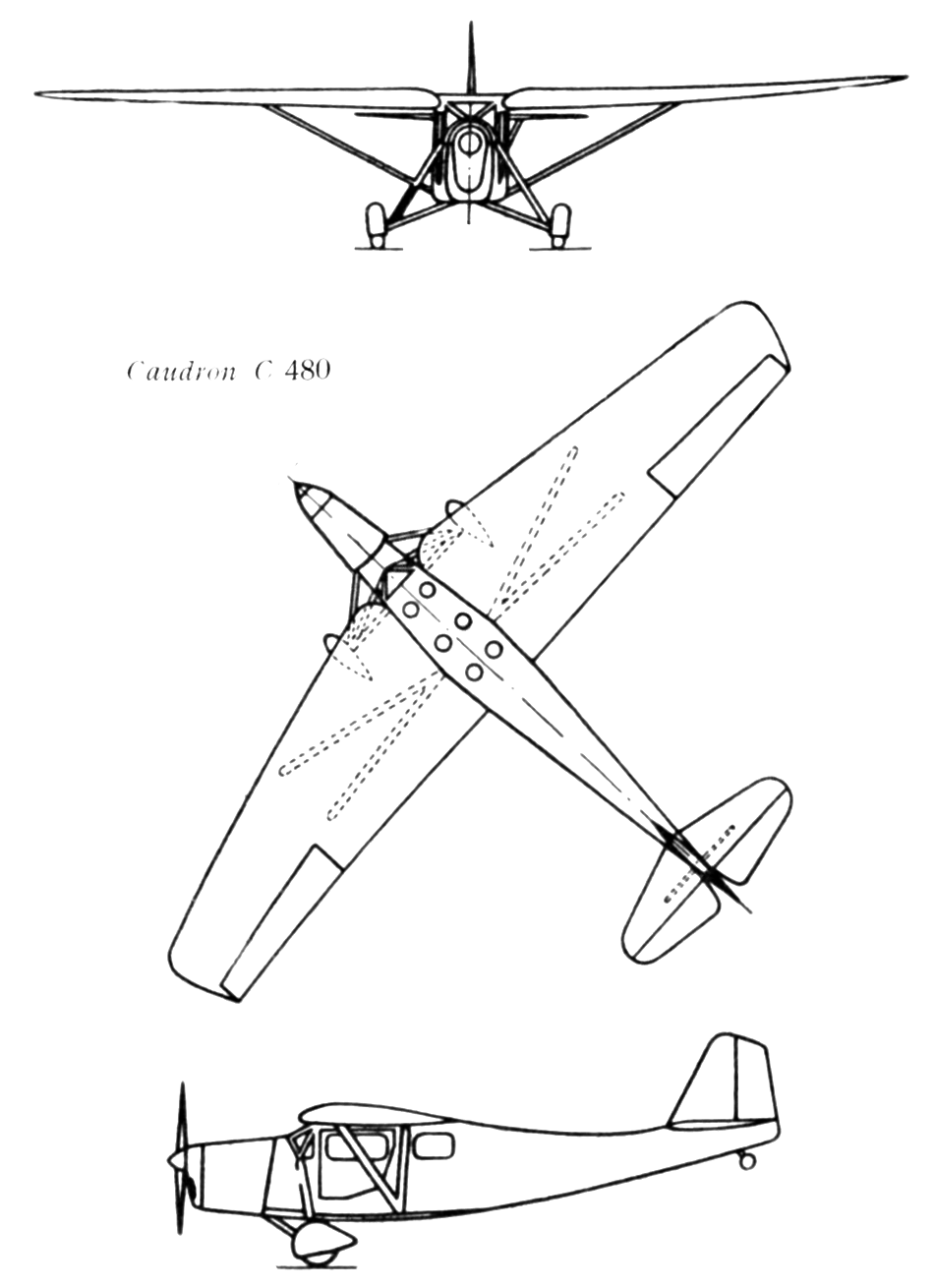 Caudron C.480 Fregate avión