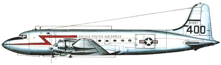 C-54 Skymaster aircraft