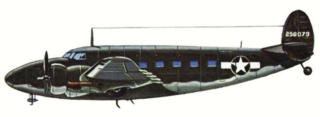 Lockheed C-60 Lodestar avión de transporte militar