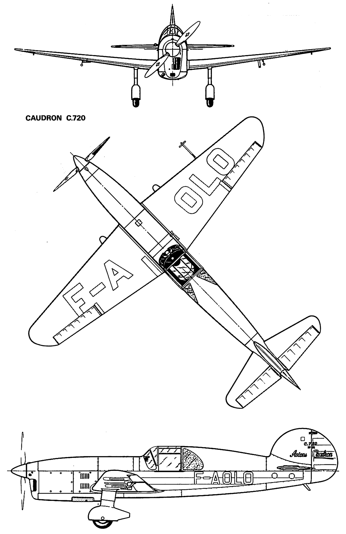 Caudron C.720 training aircraft