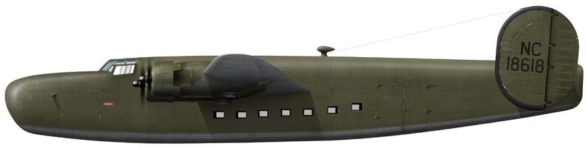 C-87 Liberator Express avión de transporte