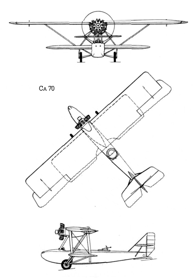 Caproni Ca.70 caza nocturno biplano