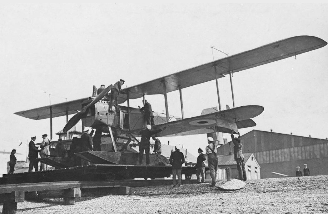Campania hidroavión de reconocimiento británico